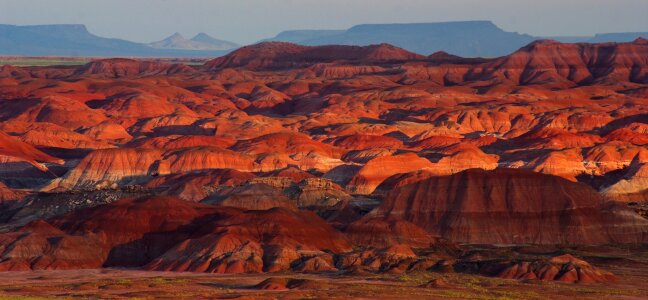 Landscape colorful peaceful