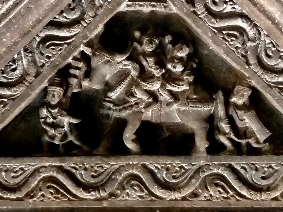 11th_century_Panchalingeshwara_temples_group,_Kalyani_Chalukya,_Sedam_Karnataka_India_-_38