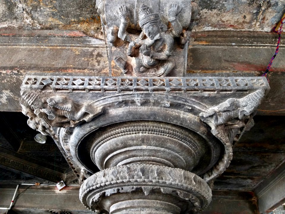 11th_century_Panchalingeshwara_temples_group,_Kalyani_Chalukya,_Sedam_Karnataka_India_-_29