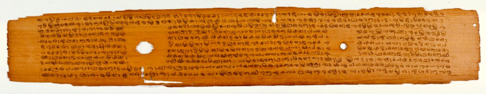 11th_century_Nyayadipika,_Advaita_Vedanta_manuscript_at_a_Hindu_monastery,_Sanskrit_language,_Malayalam_script_-_1