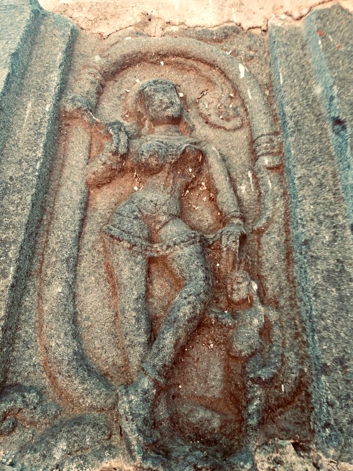 11th_12th_century_Pachala_Someshwara_Temple_reliefs_and_mandapams,_Panagal_Telangana_India_-_54
