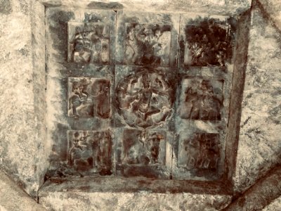 11th_12th_century_Pachala_Someshwara_Temple_reliefs_and_mandapams,_Panagal_Telangana_India_-_32