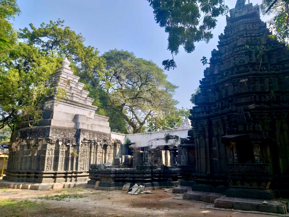 11th_12th_century_Pachala_Someshwara_Temple_reliefs_and_mandapams,_Panagal_Telangana_India_-_68