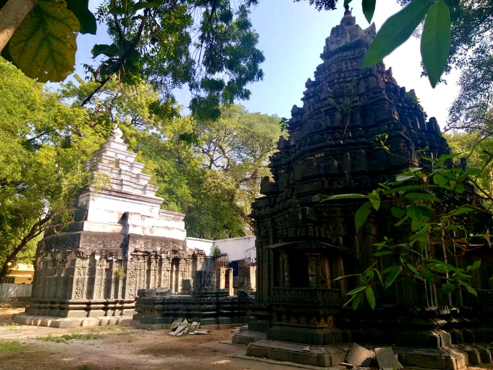 11th_12th_century_Pachala_Someshwara_Temple_reliefs_and_mandapams,_Panagal_Telangana_India_-_42