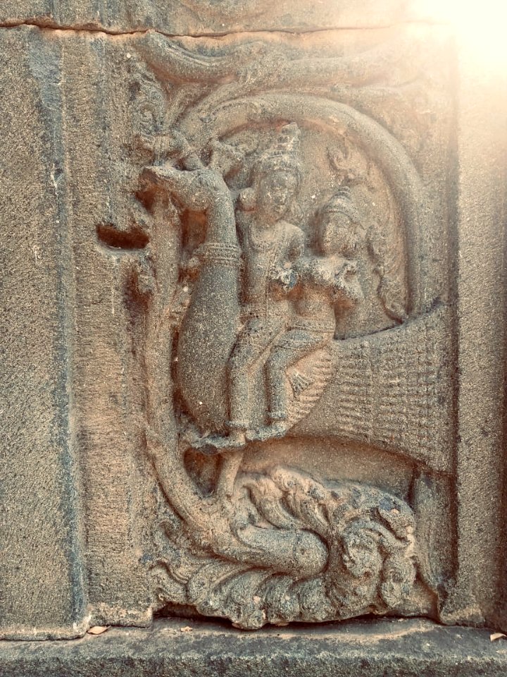 11th_12th_century_Pachala_Someshwara_Temple_reliefs_and_mandapams,_Panagal_Telangana_India_-_23