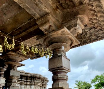 12th_century_Thousand_Pillar_temple,_Hanumkonda,_Telangana,_India_-_6