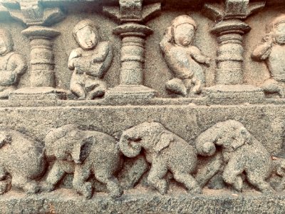 11th_12th_century_Pachala_Someshwara_Temple_reliefs_and_mandapams,_Panagal_Telangana_India_-_67