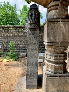 12th_century_Thousand_Pillar_temple,_Hanumkonda,_Telangana,_India_-_99