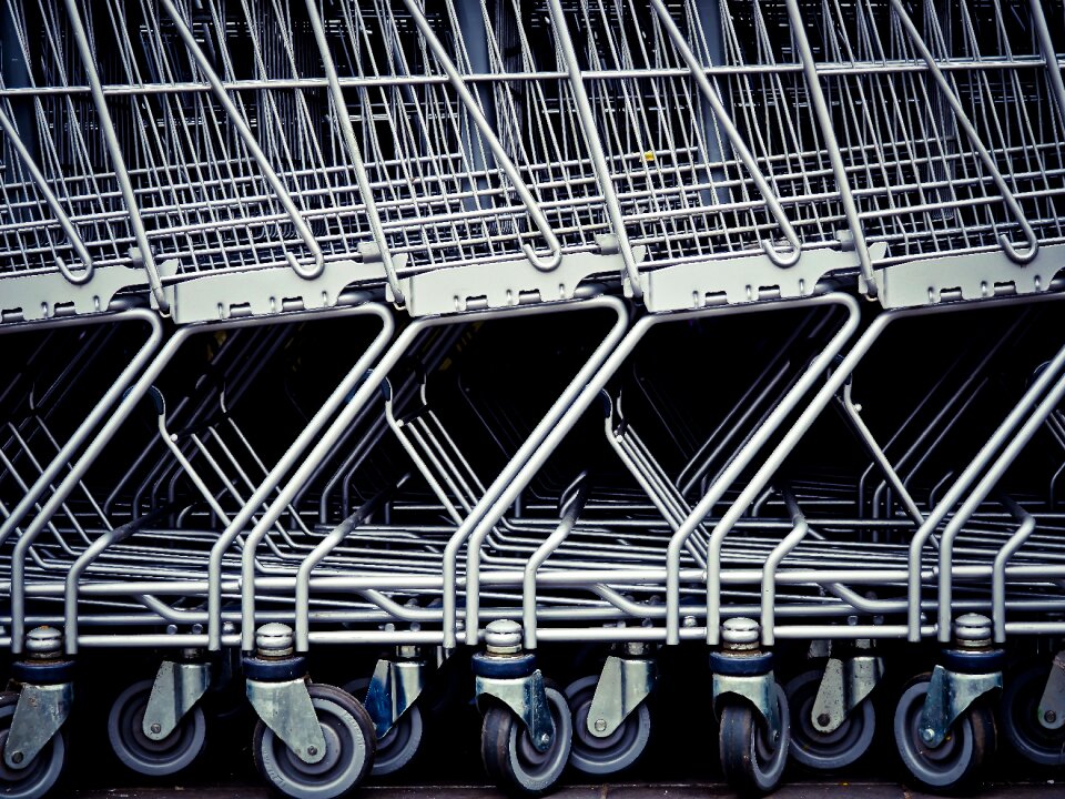 Purchasing trolley trolleys photo