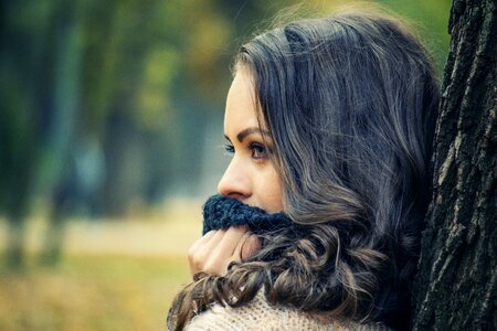 Outdoors face female