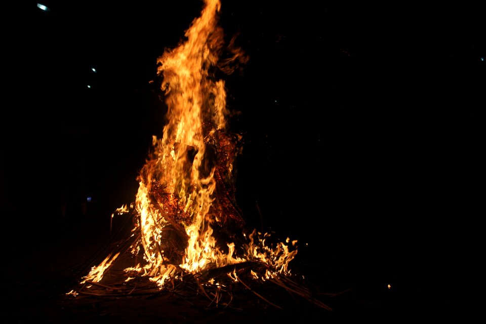Fire firewood black fire