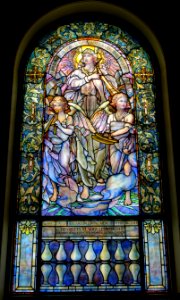 12_Rejoice_and_be_Exceedingly_Glad,_Wigglesworth_Memorial_Window,_1922,_Louis_C._Tiffany_-_Arlington_Street_Church_-_Boston,_Massachusetts_-_DSC07010