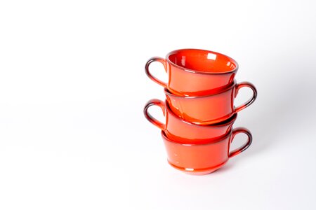 Drink orange mug photo