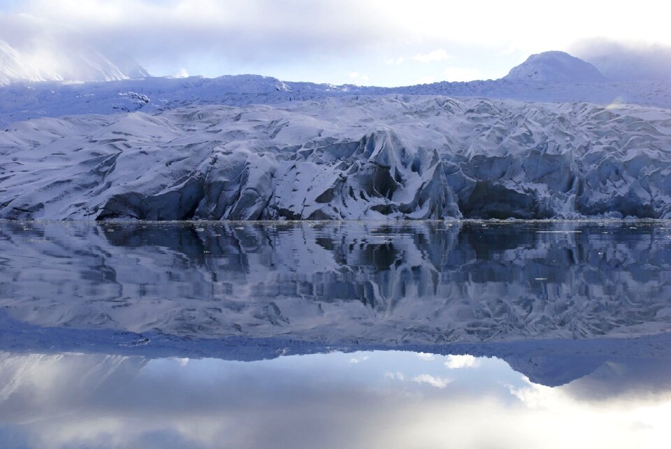 Ocean sea glacier bay