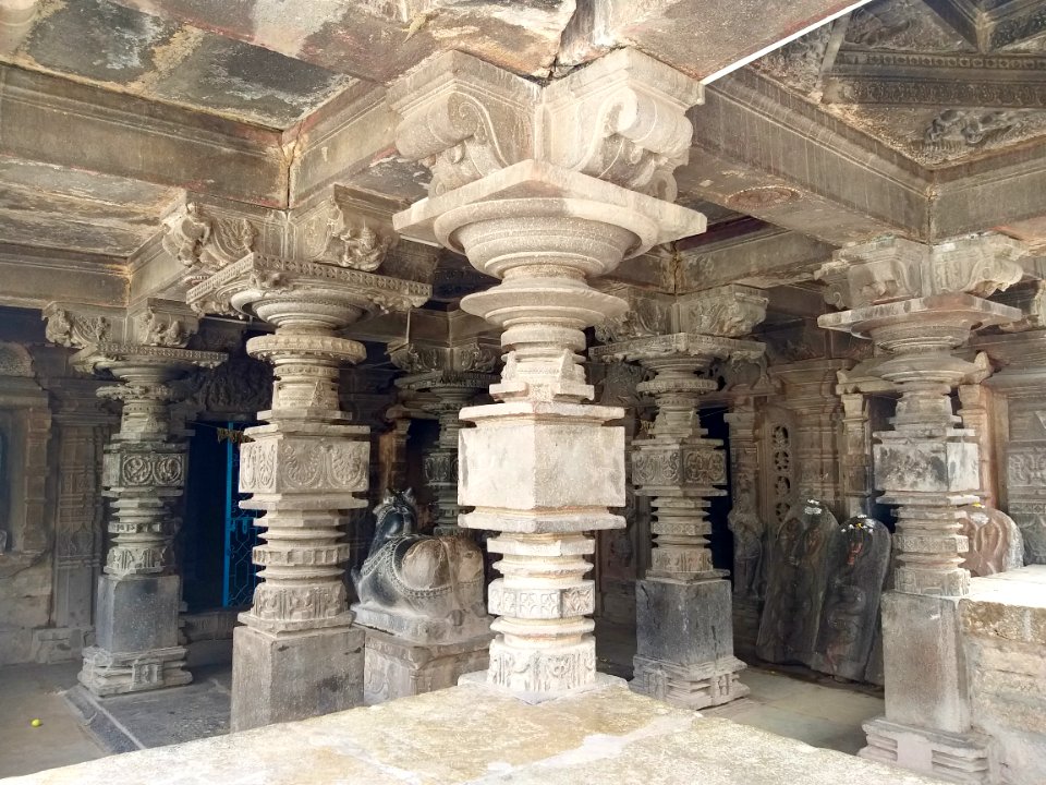 11th_century_Panchalingeshwara_temples_group,_Kalyani_Chalukya,_Sedam_Karnataka_India_-_95