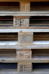 Stacked pallets wooden pallets