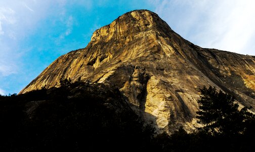 Rocky mountain steep yosemite photo