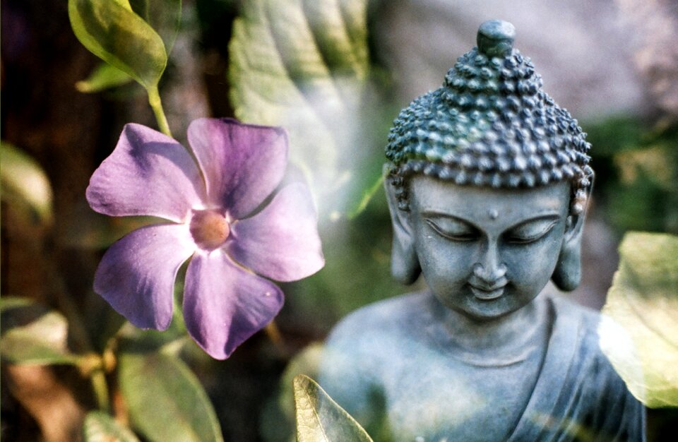 Religion statue meditation
