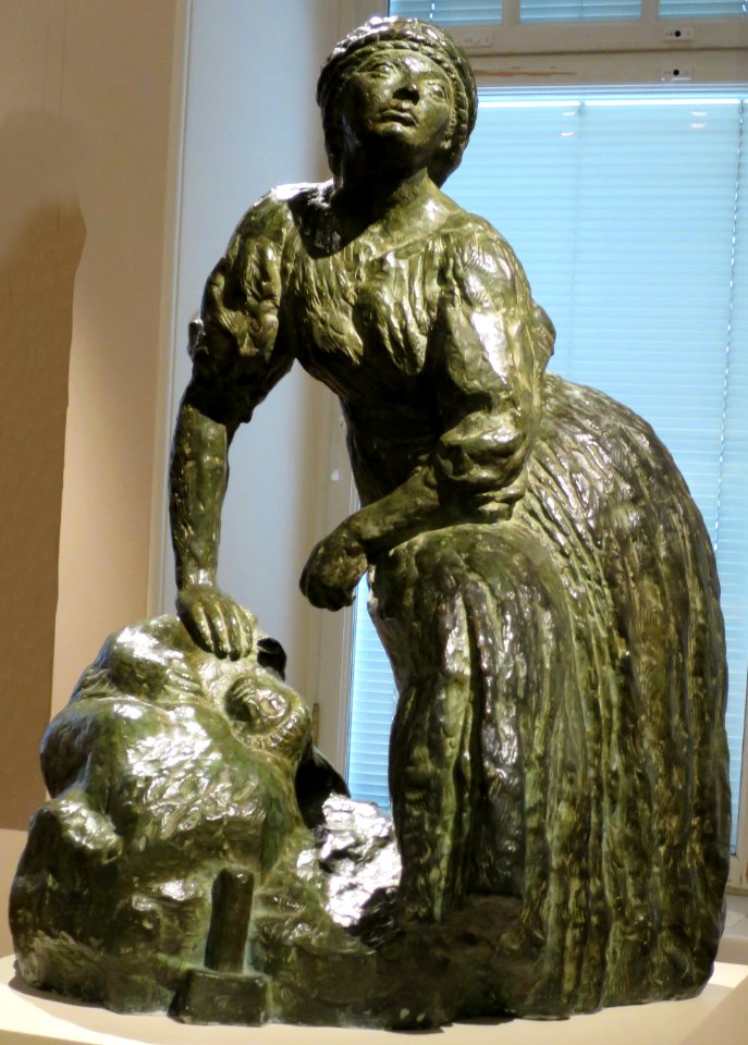 'Resting_Sculptor'_by_Émile-Antoine_Bourdelle,_Pushkin_Museum
