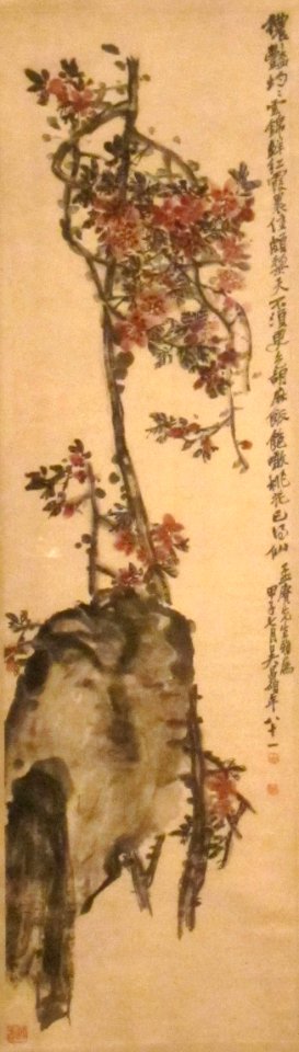 'Peach_Blossoms'_by_Wu_Changshi,_Honolulu_Museum_of_Art