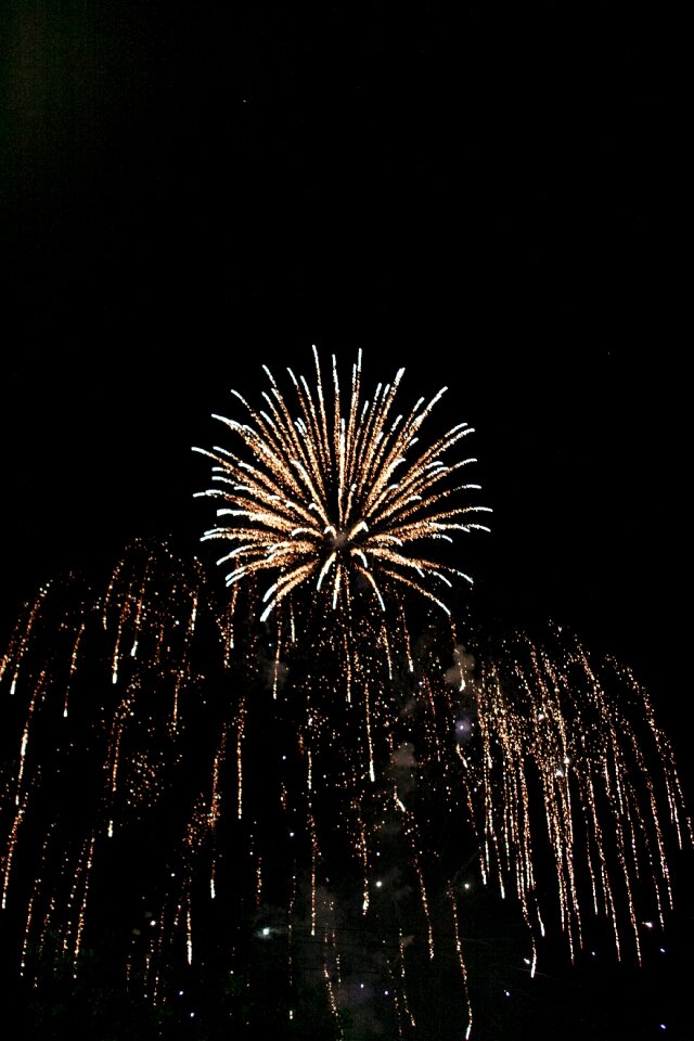 New year explosion