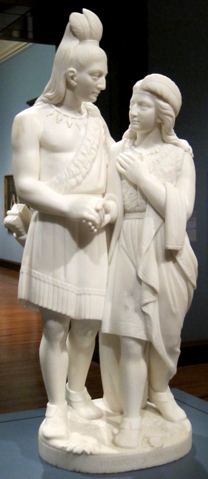 'Hiawatha's_Marriage',_marble_sculpture_by_Edmonia_Lewis,_1871