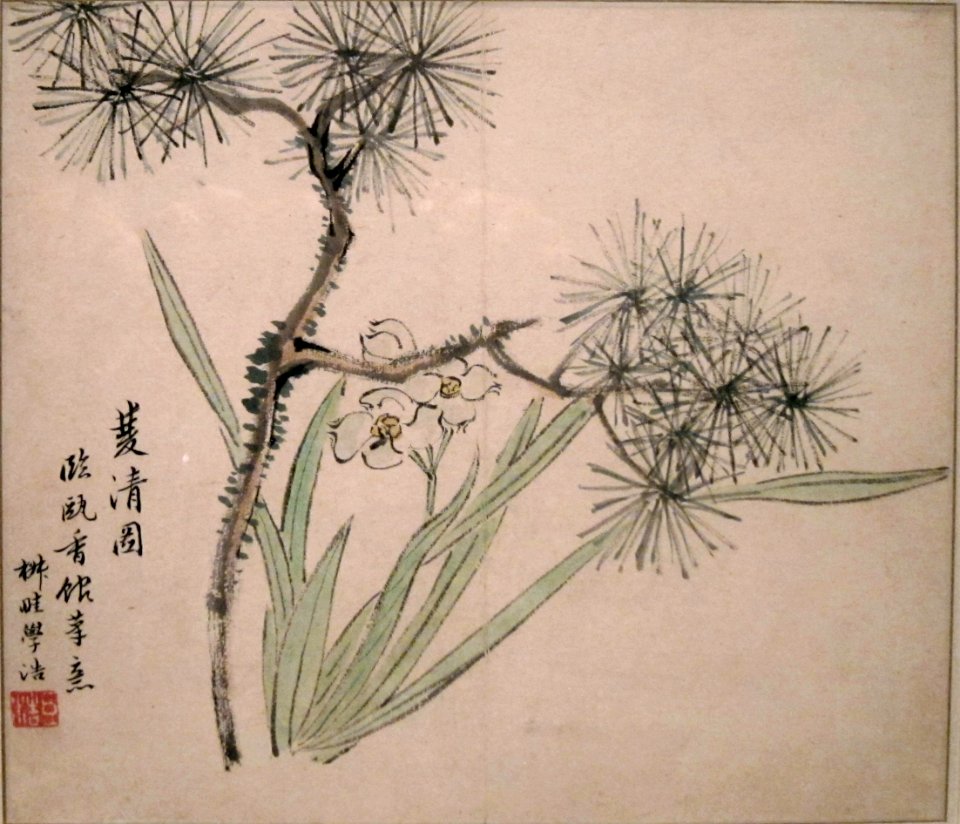 'Eight_Landscape_and_Flower_Paintings'_by_Wang_Xuehao,_Honolulu_Museum_of_Art_II