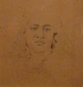 'Hawaiian_Woman_with_Necklace',_graphite_on_paper_drawing_by_George_Henry_Burgess,_c._1870,_Honolulu_Museum_of_Art photo