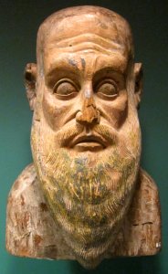 'Head_of_Saint_Peter'_from_the_Philippines,_wood_with_traces_of_pigment,_Honolulu_Museum_of_Art