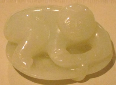 'Boy_on_a_Lotus_Leaf',_19th_century,_nephrite,_Honolulu_Museum_of_Art
