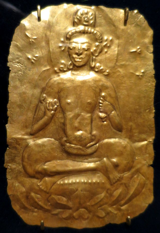 'Bodhisattva',_Thailand,_7th_century,_gold_repoussé,_Norton_Simon_Museum_II