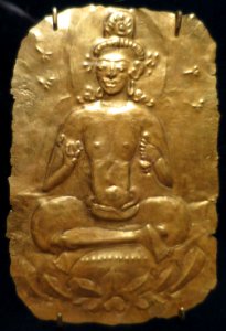 'Bodhisattva',_Thailand,_7th_century,_gold_repoussé,_Norton_Simon_Museum_II