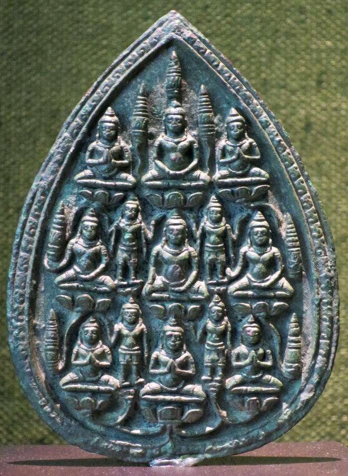 'Buddhist_Plaque',_Thailand,_13th_century,_bronze,_Norton_Simon_Museum