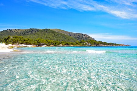 Spain sea crystal clear photo