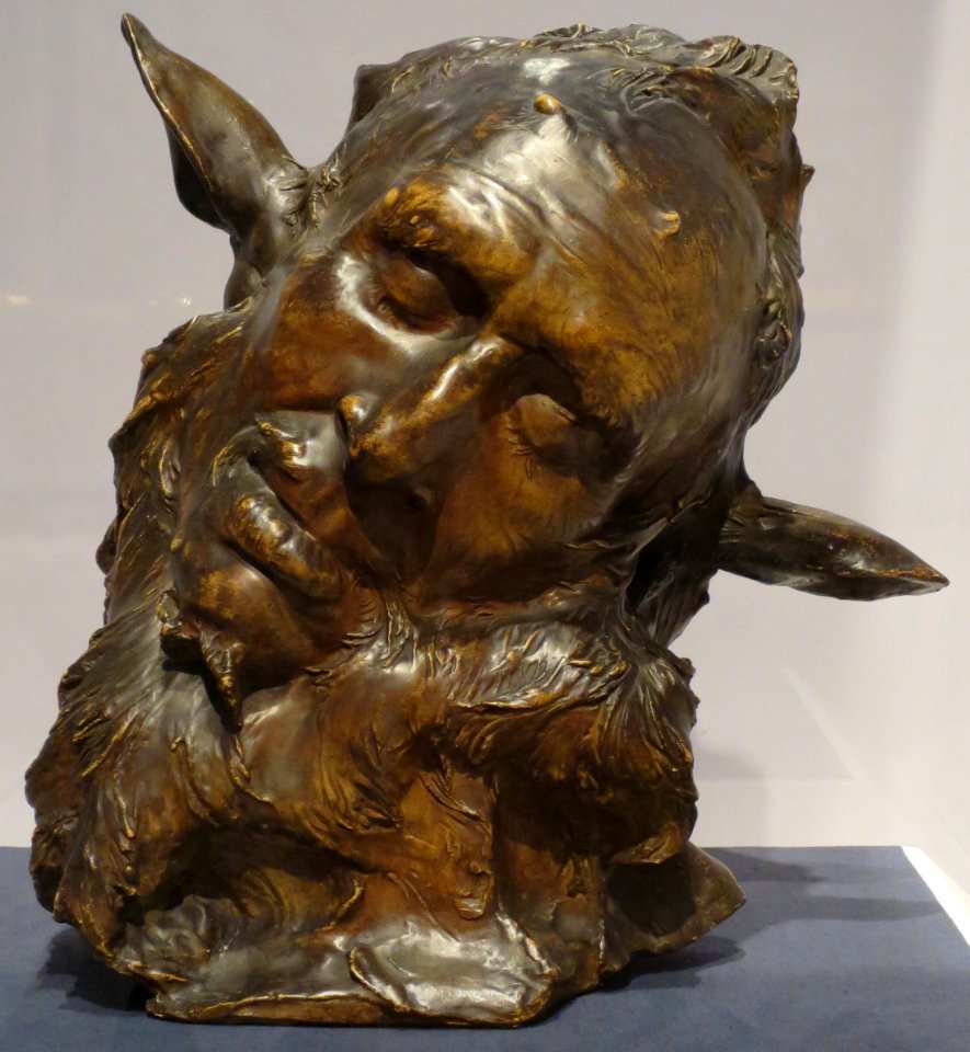 'The_Sleeping_Faun'_by_Jean-Joseph_Carriès,_High_Museum