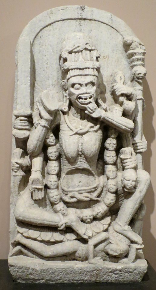 'Chamunda'_from_Rajasthan,_India,_9th_century,_marble,_Norton_Simon_Museum