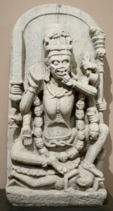 'Chamunda'_from_Rajasthan,_India,_9th_century,_marble,_Norton_Simon_Museum