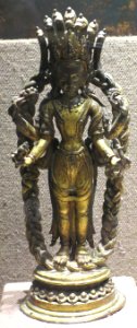 'Vishnu_with_Serpents'_from_Nepal,_c._1700,_gilt_bronze,_Norton_Simon_Museum
