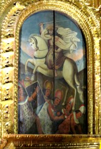 'Saint_James_killing_Incas',_anonymous_Peruvian_painting,_18th_century,_Cathedral_of_Cusco