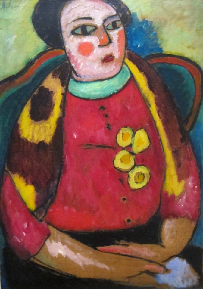 'Seated_Woman'_by_Alexej_Jawlensky,_1911,_Cincinnati_Art_Museum
