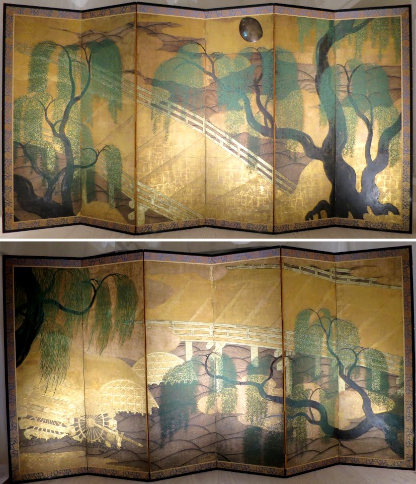'The_Bridge_at_Uji',_one_of_a_pair_of_six-panel_screens