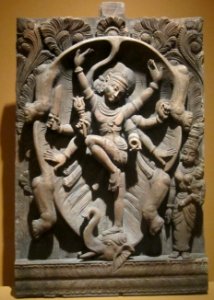 'Shiva,_Slayer_of_the_Elephant',_wood_carving_from_south_India,_20th_century,_HAA
