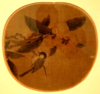 'Titmouse_Inspecting_Loquats'_anonymous_Song_dynasty_painting,_HMA