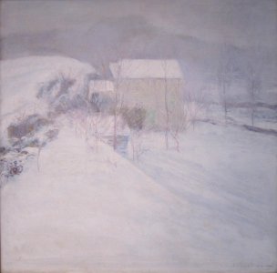 'Snow'_by_John_Henry_Twachtman,_c._1895-6