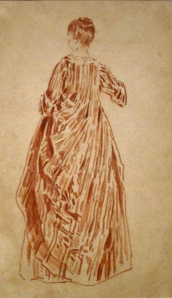 'Untitled'_-study_of_a_woman_from_behind-_after_Jean-Antoine_Watteau,_Honolulu_Museum_of_Art