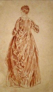 'Untitled'_-study_of_a_woman_from_behind-_after_Jean-Antoine_Watteau,_Honolulu_Museum_of_Art photo