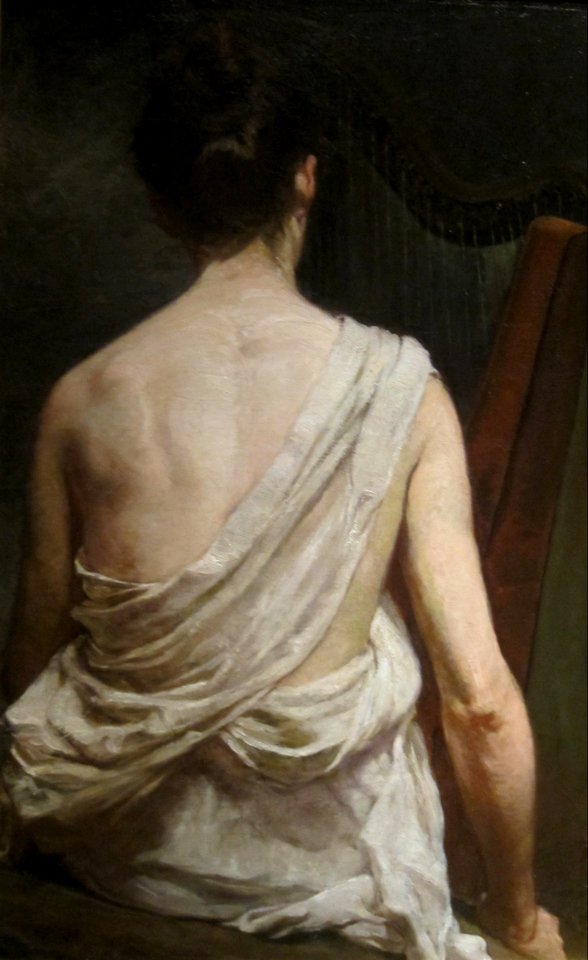 'Woman_with_a_Harp'_by_Elizabeth_Nourse,_Cincinnati_Art_Museum
