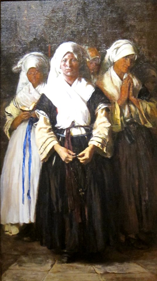 'Peasant_Women_of_Borst'_by_Elizabeth_Nourse,_Cincinnati_Art_Museum