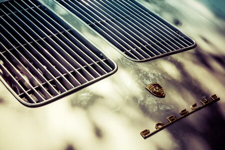 Fastback luxury vintage car