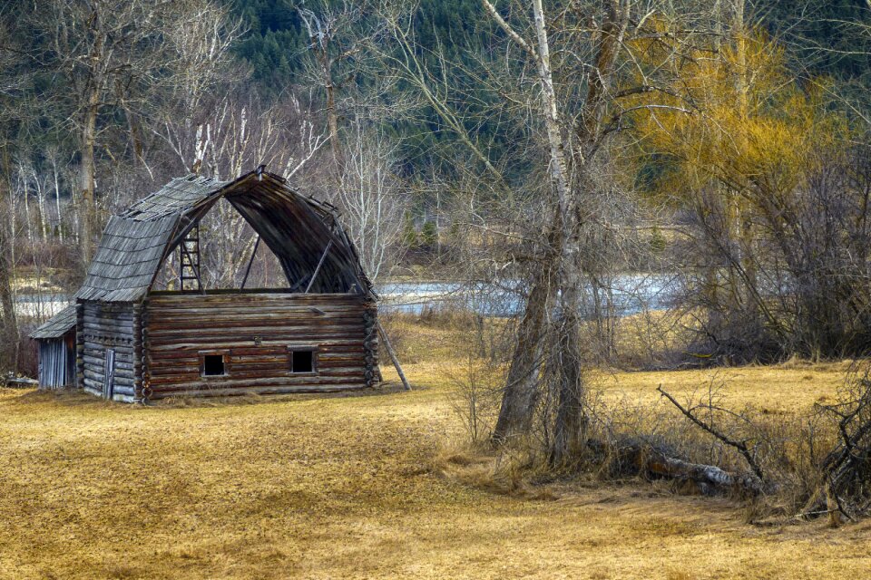 Vintage antique log